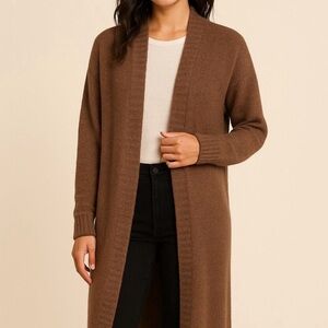 Rose Brown Open Front Cardigan Sweater 
Tranquil & True | NWT | Size M